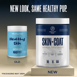 Dog Fish Oil Supplements - 180 Delicious Chew Treats - Omega 3 Rich Salmon Oil, EPA, DHA, Biotin, and Vitamin E for Healthier, Shinier, Skin, Coat and Fur, Helps Skin Allergies