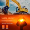 Qiping LED Beacon, 12 V/24 V Car Warning Light, Orange