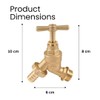 Outdoor Garden Tap – 1/2" BSP Hose Bib Outside Tap