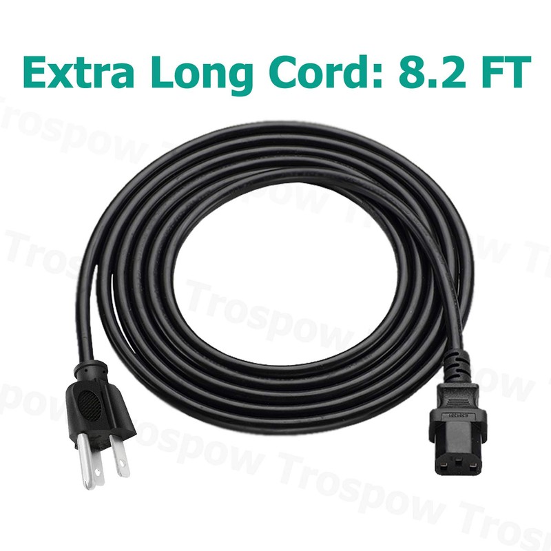 Trospow 3-Prong 8.2ft AC Power Cord for Wolfgang Puck Pressure
