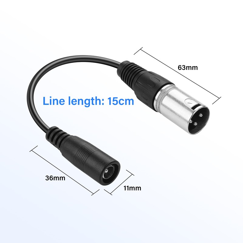 PNGKNYOCN 2A DC Power Cable,2 Pack DC 5.5 x 2.1mm