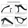 prtcslwd 3 Pack Oversized Reading Glasses for Women Men with