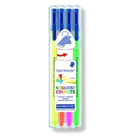 Staedtler Triplus Textsurfer Subrayador, juego de 4 colores (362 SB4)