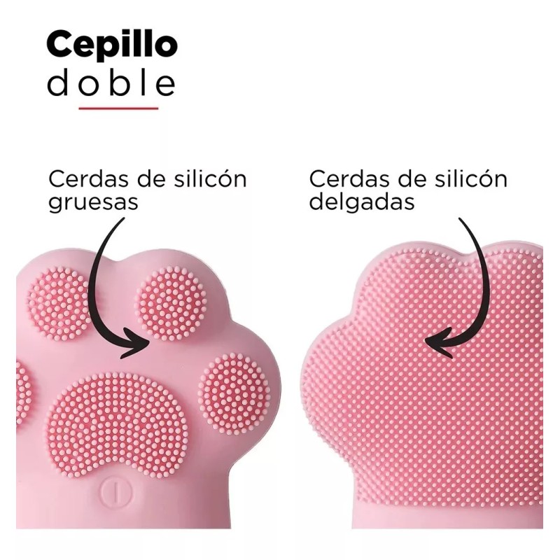 Miniso Limpiador Facial Eléctrico Garra De Gato Silicona Miniso