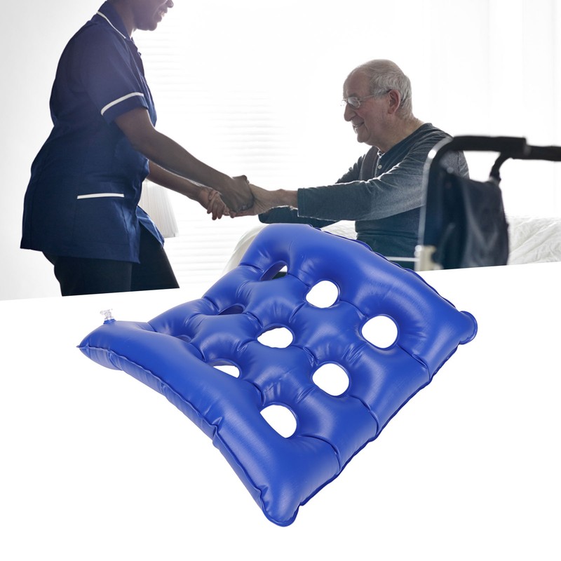 Inflatable Seat Cushion Breathable Prevent Bed Sores Portable Wheelchair Air