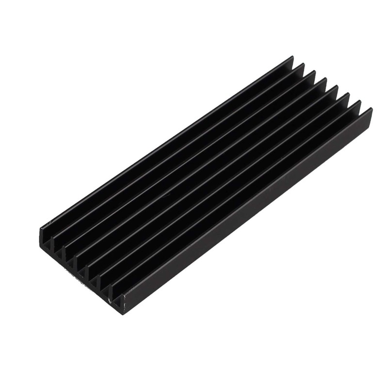 Futheda 4pcs Black Aluminum Heat Sink for M.2 Solid State