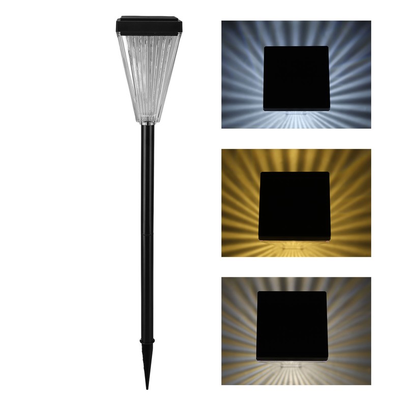 Solar Lawn Light Waterproof Color Temperature Adjustable Auto On Off