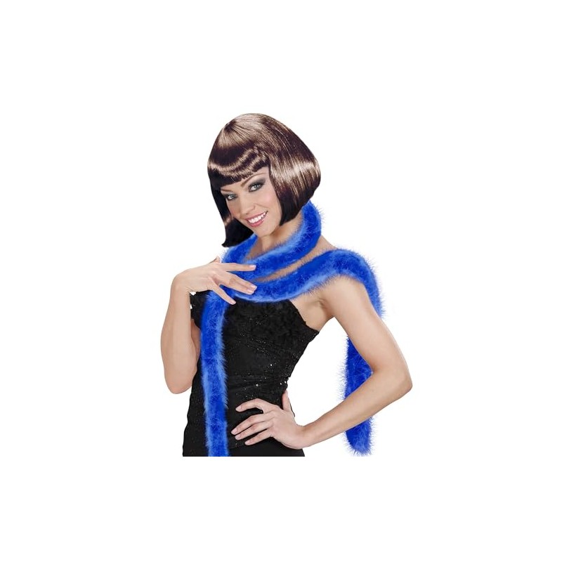 Marabou 2Mtr Blue Accessory for 20s 30s Dancing Flapper Moll