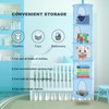 DHSWNNG Hanging Storage 5 Compartments, Cuddly Toy Storage Hanging Basket,