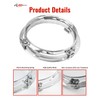 7 Inch Round Headlight Bracket for Harley, Chrome Motocycle Headlight