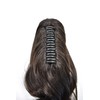 Ponytail Clip In Claw Long Wavy Straight Thick Synthetic Pony