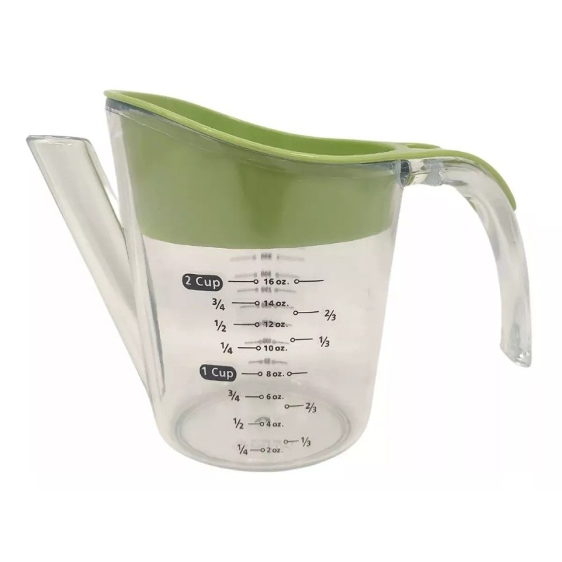 Extreme Beauty Taza Medidora Separador Aceite Decanta Salsas Grasa