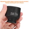 sourcing map 4 Point Square Socket 1/2" Drive 27mm Metric