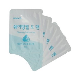 Dorco 도루코 페이스 일회용 쉐이빙 젤 3ml 50개 여행용 Dorco Face Disposable Shaving Gel 3ml 50pcs Travel Size
