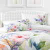 Style Quarters Duvet Cover Queen Size-3 Pieces Floral Duvet Cover