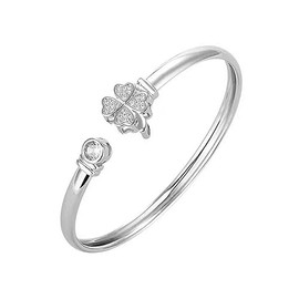 Krstudent Open Cuff Bracelets Silver Bangles Dainty Gold Cuff Bangle for Women 18K Gold Plated Bracelets Jewelry