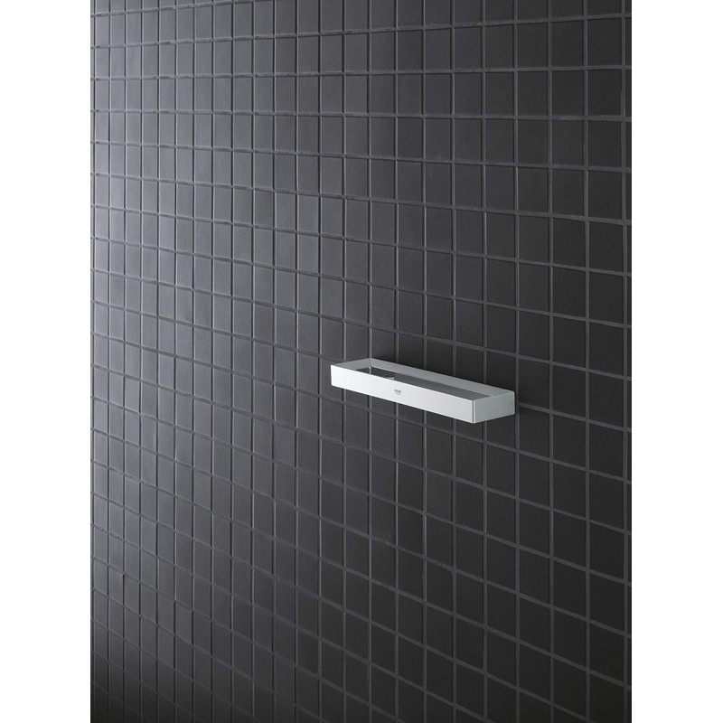 GROHE 40766000 Selection Cube Bathroom Accessories Towel Ring