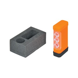 Amon 4979 Emergency Flashing Signal Light, Intense Flash, Visible from 1322.1 ft (400 m) Ahead