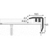 Carl Prinz DESIGN-STEP Clip Profile No. 330 18.5 x 18.5