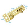 TERF® Door Bolt Polished Brass Barrel Slide Lock Necked Door