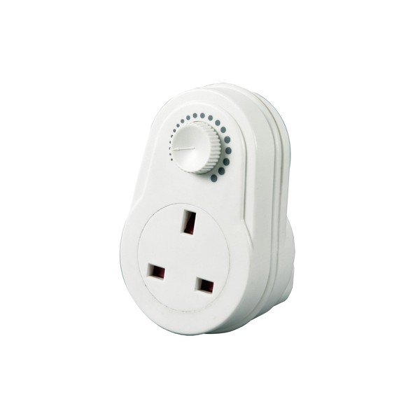 Plugin Dimmer Switch | White (Only compatible with dimmable bulbs)