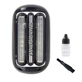 New 53B Replacement Parts Shaver Foil Cutter Head Compact Portable for Home for Barber Shop for Men for Br-aun Series 5/6 50-B1300s 5020s 5018s,Aftermarket Foil Head Accessory,Oil&Brush by XSPANDER