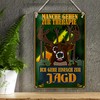 Hunting Therapy Tin Sign Funny Gift for Hunters and Nature