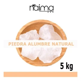 Naíma Piedra Alumbre Natural 5 Kg Trozo Grande