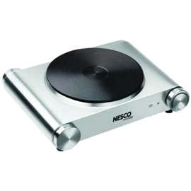 NESCO SB-01, Electric Burner, Stainless Steel, 1500 watts