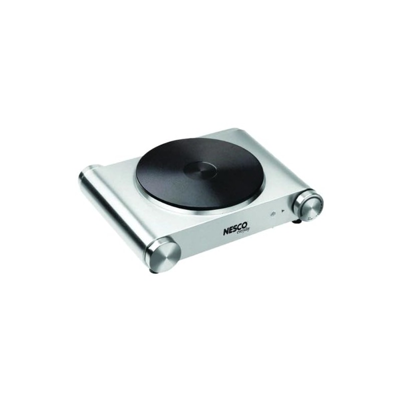 NESCO SB-01, Electric Burner, Stainless Steel, 1500 watts