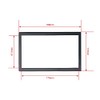 DYNAVIN MFK-UNI101-H Car Radio Mounting Frame Universal Double 2 DIN