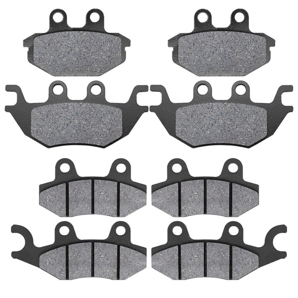 Front and Rear Brake Pads for Kawasaki Mule Pro FXT