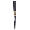 Chopsticks for Men, Thick, Black 's-bower 一半 Ebony Lacquer painted