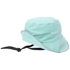 Playshoes Unisex Children's Rain Hat Waterproof Rain Hat, Green Fleece