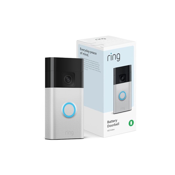 Ring Battery Doorbell, Head-to-Toe Video, Live View with Two-Way Talk,
