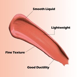 Boobeen Liquid Blush Velvet Cream Blush Makeup Matte Soft Gel Face Blush Makeup for Cheeks, Lightweight Blendable Liquid Blush Stick, Long-lasting Smooth Natural Blush Colour