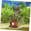 iplusmile 2pcs Castle Fish Tank Resin Decoration Aquarium Landscape Ornament