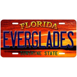 Everglades Florida Novelty Car License Plate