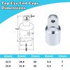 316 Stainless Steel Bimini Top Eye End Caps – Marine-Grade