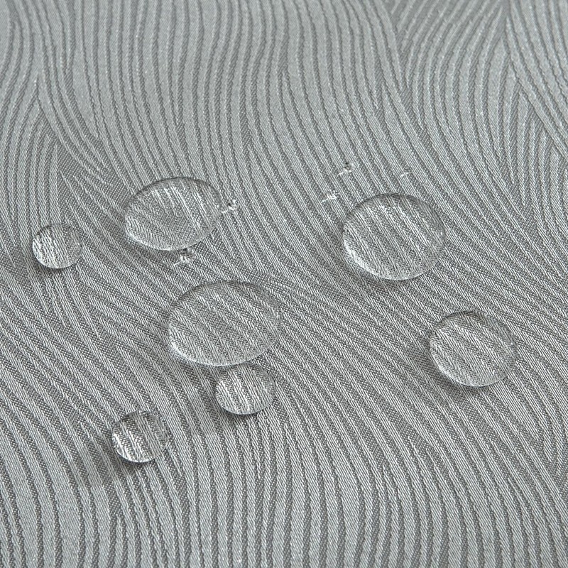 SPRICA Round Jacquard Tablecloth 120cm Water Resistance Solid Colour Table