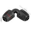 Pack of 10 Hose Connectors, Garden Hose, Angle Connector, Universal