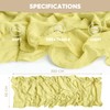 Artoid Mode Boho Light Yellow Gauze Wedding Table Runner, Seasonal
