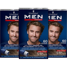 Schwarzkopf Men's Hair Dye 80ml x 3 / 슈바르츠코프 남자 염색약 80ml x 3