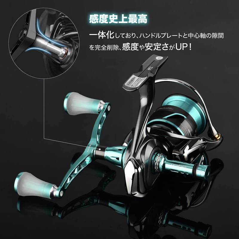 Gomexus CY98 Daiwa Reel Handle for Spinning Reel, Double Handle,
