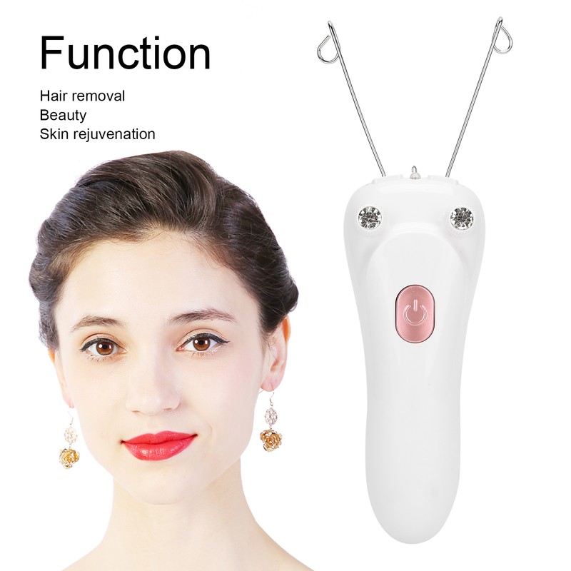 USB Charging Electric Cotton Thread Epilator Facial Body Hair Removal