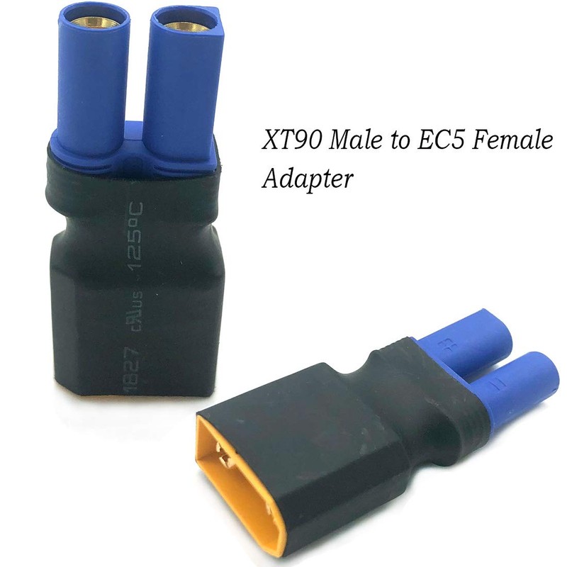 FLY RC 4pcs XT90 Male to EC5 Female Plug Connector