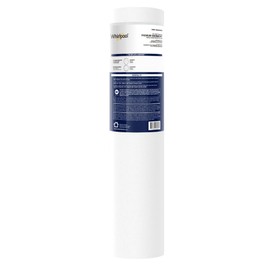 Whirlpool 20" x 4.5" Large Whole House Sediment Filter WHKF-GD4520BB, NSF Certified 25 Micron Filtration, 6-Month Life, Replacement Cartridge Fits Most 20-Inch Home Water Filter Housings