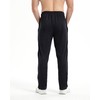 WZIKAI Men's Tear Away Pants Casual Side Snap Open Sweatpants