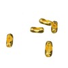 Blindspares Pack of 5 Gold-colour Blind Beaded Chain Connector/Joiner, fits 4.5mm ball (no.10) chain (SP1105)