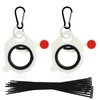 HAIKING Cable Tie Holders, 2 PCS Zip Tie Holder Organizer